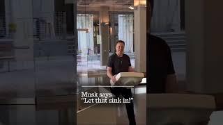 Watch Elon Musk Enter Twitter HQ #shorts