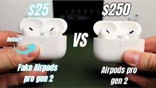 Airpods Pro gen 2 Vs Fake - Clone Better than Real?