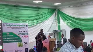 Nigeria Minster of State on Agriculture and Food Security Speaks during Symposium in Abuja