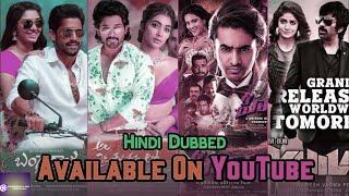 10 New Big South Hindi Dubbed Movies Available Now On YouTube  Love 2022 Story  Valimai  Hero 2022