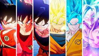 Dragon Ball Z Kakarot - Goku All Forms & Transformations Base - Ultra Instinct 4K 60fps