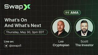 A Must See Live AMA With The Founder Of SwapX