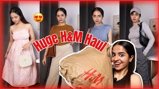 Huge H&M haul starting from ₹399  Try on haul #H&M #basics #musthave