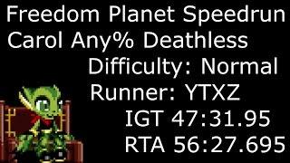 Freedom Planet Carol Speedrun 4731 deathless