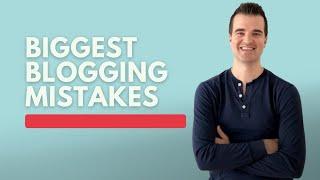 The 5 BIGGEST Blogging Mistakes To Avoid When Starting A Blog