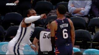 Knicks And Grizzlies Get Into A Scuffle After Elfrid Payton Shoves Jae Crowder