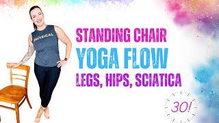 YOGA LEGS Gentle Yoga Poses For Stretching + Strong Legs Ankles Feet Hips Balance Sciatica Yoga