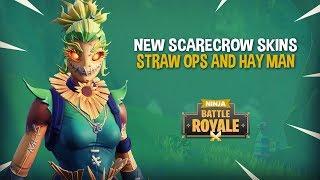 NEW Scarecrow Skins Straw Ops & Hay Man - Fortnite Battle Royale Gameplay - Ninja