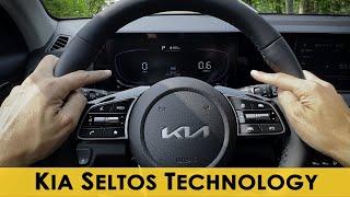 Kia Seltos Steering Wheel and Cluster 2024 model