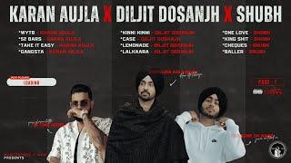 KARAN AUJLA x DILJIT DOSANJH x SHUBH 4K Visualizer New Punjabi Playlist 2024  @MasterpieceAMan