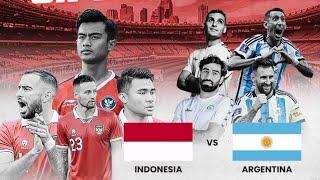 Indonesia vs Argentina Full Match English Commentary 2023