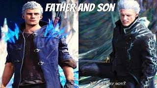 Devil May Cry 5 - Vergil & Nero Father and Son Cutscenes DMC5 2019 Vergil & Nero Story