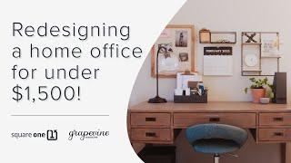 Redesigning a Home Office for Under $1500  Quick Design Tips