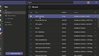 Utilizing File Application in Microsoft Teams