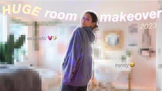 the ULTIMATE room makeovertransformation 2023 *tiktok & pinterest inspired*