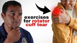 3 Worst & Best Exercises For Shoulder Rotator Cuff Tear