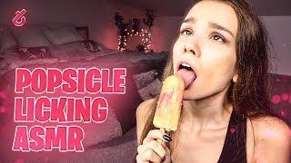 ASMR Popsicle kissing and licking - #ASMR #Relaxing 19100