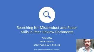 Searching for Misconduct and Paper Mills in Peer-Review Comments