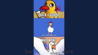 Duck vs Goose WHO WON? Part 1 #rapbattle #ducksong #goosegame #animation