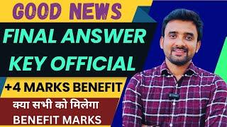 GOOD NEWSNEET 2024 FINAL ANSWER KEY FOUR MARKS IN NEET 2024