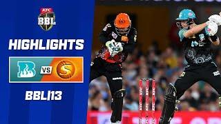 Brisbane Heat v Perth Scorchers  BBL13