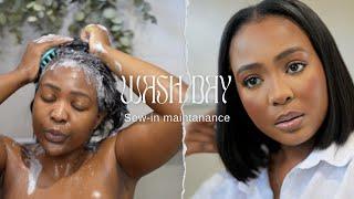 Upgrade Your Sew-In Game Proven Leave-Out Maintenance Routine  Hair Wash Day
