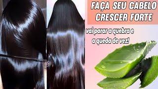 BABOSA NO CABELO APLICAÇÃO PARA DIMINUIR A QUEDA E ACELERAR O CRESCIMENTO DOS FIOS#crescimento#hair