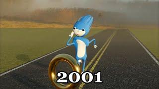 Evolution of Ugly Sonic 2001-2022