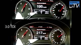 2013 Audi A6 2.0 TDI 177hp vs. 3.0 TDI 204hp - 1080p
