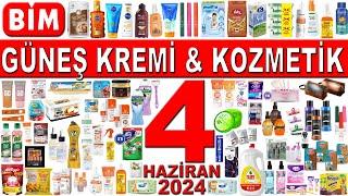 BİM GÜNEŞ KREMLERİ TEMİZLİK VE GIDA BU HAFTA  BİM MARKET İNDİRİMLERİ  BİM 4 HAZİRAN 2024 KATALOĞU