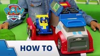 PAW Patrol - Mobile Pit Stop How to Play - Ready Race Rescue - PAW Patrol Official & Friends