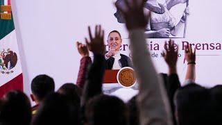 Conferencia de prensa en vivo. Martes 08 de octubre 2024  Presidenta Claudia Sheinbaum