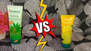 Himalaya Purifying Neem Face Wash Vs Himalaya Fresh Start Oil Clear Face Wash  Himalaya Face Wash 