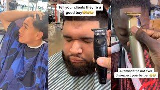 Barber pranks TikTok Compilation