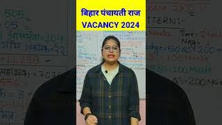 Bihar पंचायती राज विभाग New Vacancy 2024