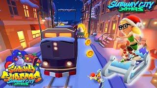 Subway City X-mas Elf Tricky and Sleigh Board NEW UPDATE on Subway Surfers 2022