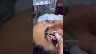 Facial + brow lamination process #beauty #brow #browlamination #brows #