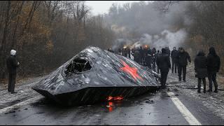 6 MINUTE AGO Top-Secret Russian S-70 Hunter drone intercepted by SAM Patriot of Ukraine