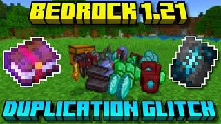 MINECRAFT BEDROCK 1.21 DUPLICATION GLITCH Playstation Xbox Switch MCPE PC