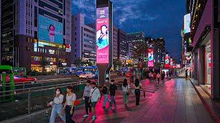 Saturday Night Gangnam Seoul  Back to Normal After the Storm  Korea 4K HDR