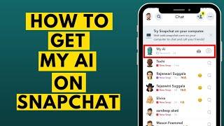 How to Fix My AI Not Showing on Snapchat  How to Get My AI on Snapchat   My AI Missing on Snapchat