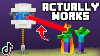 10 TikTok Minecraft Hacks That SURPRISINGLY Work in Minecraft