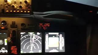 Landing at St Maarten in a Boeing 737 simulator