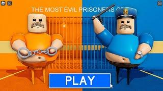 Prisoner BARRY Vs Police BARRY New Obby Full Game Walkthrough #roblox