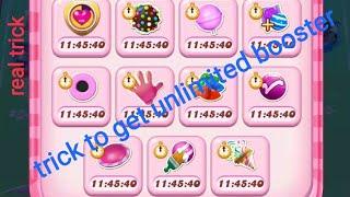 CANDY CRUSH Unlimited Boosters  candy crush hack  how to get unlimited boosters in candy