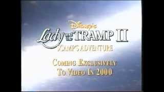 Closing to Lady and the Tramp 1998 VHS