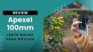 Apexel 100 mm  Review de lente macro para móvil 