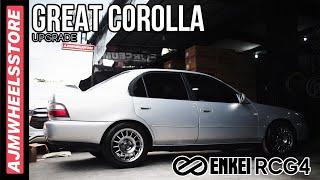 MODIFIKASI  GREAT COROLLA VELG ENKEI RCG4  AJMWHEELSSTORE