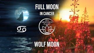 Cancer Full Moon  Supermoon Meditation Trataka Lunar Energy Healing