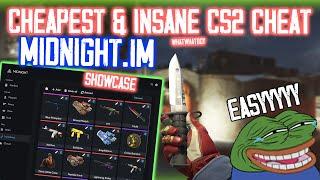 THE MOST INSANE CHEAPEST CHEAT FOR CS2 - Midnight.im SKIN CHANGER & CHAMSAIMBOTESP - Undetected